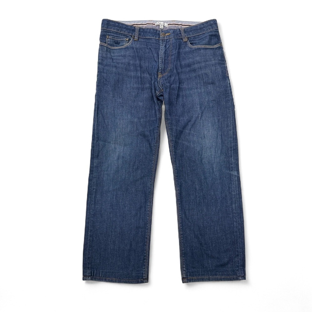 Peter Millar‎ Jeans Mens 33 x 26 Dark Wash Denim Casual Straight Relaxed Fit